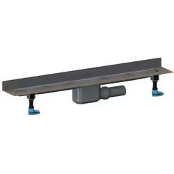 Dallmer CeraLine W Duschrinne 1100mm DN 50 - Elegante Entwässerungslösung - Sanitärinstallation mit der Dallmer CeraLine W Duschrinne, 1100 mm lang für eine moderne und effiziente Wasserableitung im Badezimmer.