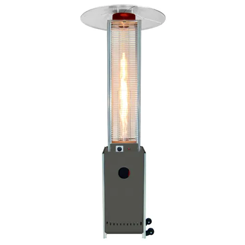 APANA Heizstrahler Bellamente CRISTAL - Heizstrahler für den Außenbereich mit elegantem Design, integrierter Umkippsicherung und variabler Heizleistung von 4,5 kW bis 12,5 kW. Ideal für gemütliche Abende im Freien.