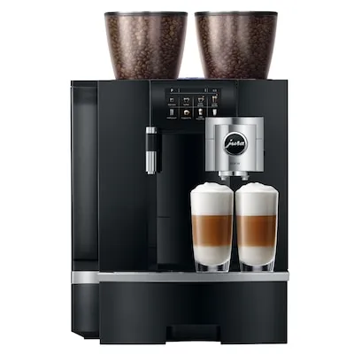 JURA GIGA X8 Aluminium/Schwarz (EB) (15566) - Hochleistungs-Kaffeevollautomat für bis zu 200 Tassen - Kaffeevollautomaten mit innovativer Technologie, ideal für hohe Kapazitäten. Mit Touch-Display und automatischer Mahlgradeinstellung für perfekten Kaffeegenuss.