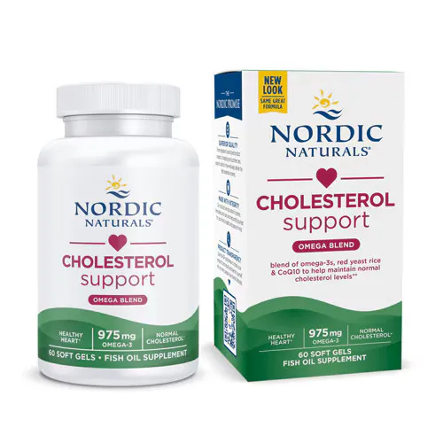 Roter Reishefe - Nordic Naturals - Nahrungsergänzungsmittel mit Omega-3-Fettsäuren, rotem Reishefe und Coenzym Q10, ideal für die Herzgesundheit. Die kleinen Softgels sind leicht einzunehmen und perfekt für eine gesunde Lebensweise.