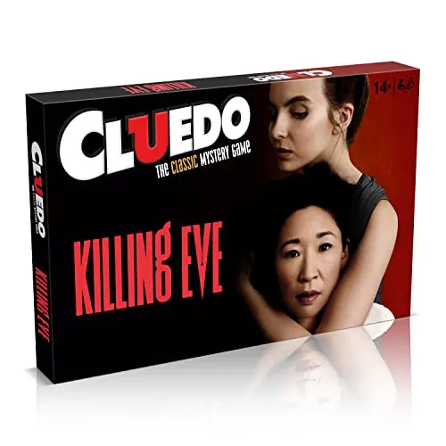 Winning Moves Killing Eve Cluedo Mystery Brettspiel, Werde EIN MI5-Ermittler und bestimme, wer Kenny getötet hat, die beliebte britische Spionage-Thriller-Fernsehserie für Kinder ab 14 Jahren