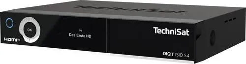 TechniSat Digit ISIO S4 - Twin Sat-Receiver mit HDTV Twin-Tuner, PVR Aufnahmefunktion und App-Steuerung, ideal für flexibles Fernsehen und Streaming