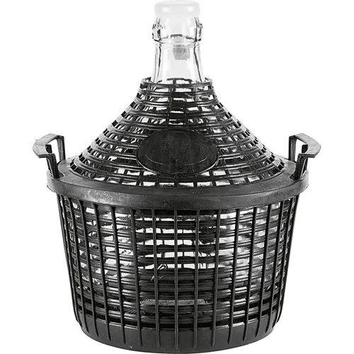Schmitt Glasballon mit Kunststoffkorb (5 l) (1005)