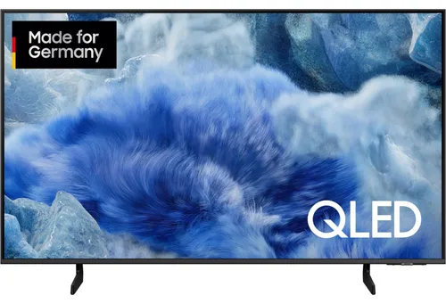 Samsung GQ50Q8FAAU 50" QLED-TV in Awesome Lightgray - Fernseher mit beeindruckender QLED-Technologie für lebendige Farben und gestochen scharfe Bilder, ideal für ein ultimatives Fernseherlebnis.