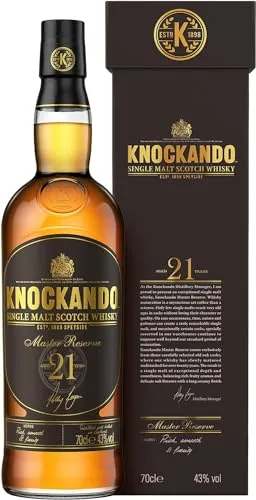 Knockando 21 Jahre Old Master Reserve - Aromatischer Single Malt Whisky, dreifach gelagert für unvergleichlichen Genuss und ideale Geschenkidee