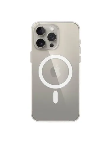 Apple iPhone 15 Pro Max Clear Case mit MagSafe - Transparent, kratzfest und idealer Schutz, ermöglicht kabelloses Laden im eleganten Design