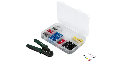 PARKSIDE® PCZA 1801 B1 Automatik-Crimpzangen-Set mit Hülsen NEU