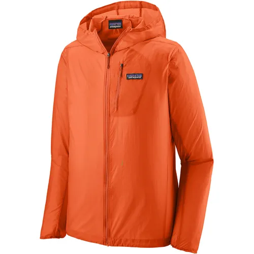 Patagonia Houdini Jacket - Freizeitjacke Größe S in Rot - Leichte und winddichte Freizeitjacke für aktive Einsätze. Ideal für Outdoor-Aktivitäten; mit Kapuze und DWR-Imprägnierung für optimalen Wetterschutz. Entdecken Sie weitere Patagonia Produkte im Bergfreunde.de Online-Shop!