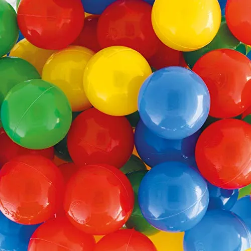 BIECO Bällebad Bälle für Bällebad - 250 Stück - Bällebäder: 250 schadstofffreie Bälle in bunten Farben, ideal für drinnen und draußen, sorgen für unvergesslichen Spielspaß für Babys und Kinder!