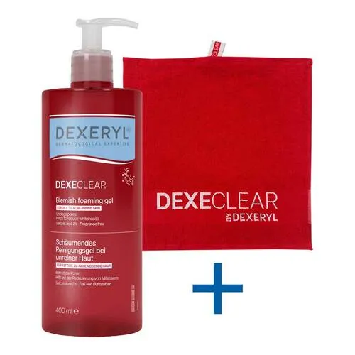 Dexeryl Dexeclear Reinigungsgel schäumend für unreine Haut 400 ml