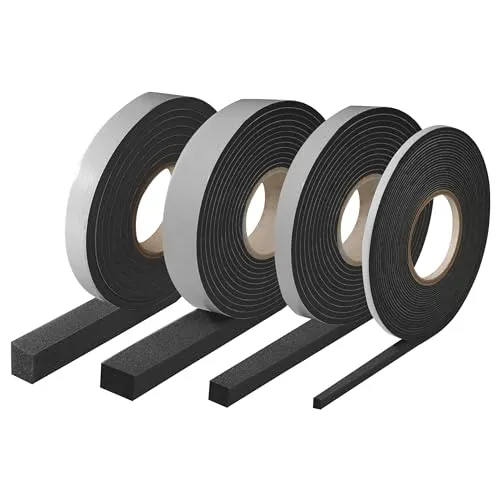 Parotec Kompriband Fugendichtband 20 mm - Hoch elastisches Dichtungsband - Hoch elastisches Dichtungsband für vielseitige Anwendungen, ideal zum Abdichten von Fugen und Gelenken. Langlebig und witterungsbeständig, passt sich flexibel an verschiedene Breiten an.