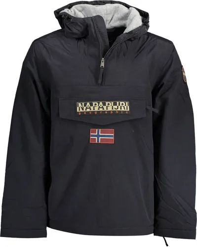 Napapijri Rainforest Winter 3 Jacke Schwarz 2XL Herren - Funktionsjacke aus 100% Polyamid, wasserabweisend und nachhaltig mit recycelter Wattierung. Ideal für kalte Tage dank komfortabler Kapuze und praktischem seitlichen Reißverschluss.