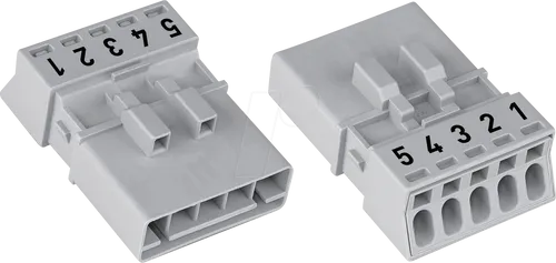 WAGO 890-255 - WINSTA MINI Stecker, 5 polig