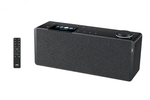 Loewe Klang s1 basaltgrau - Stereo Smartradio mit 80 Watt, DAB/DAB+/UKW, HiFi-Receiver, WLAN und Bluetooth für erstklassigen Musikgenuss