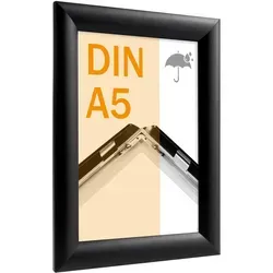 SPRINTIS Klapprahmen schwarz 14,8 x 21,0 cm, 1 St., Wetterfest