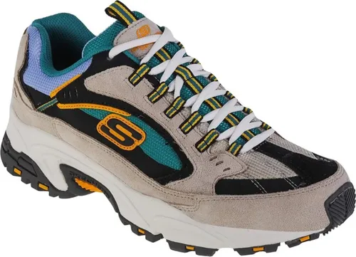 Skechers Stamina-Cutback 51286-WMLT - Herren Sneaker in Weiß 43 - Hochwertige Herren Sneaker aus Wildleder, ideal für ganzjährigen Komfort und Stil. Perfekt für Freizeit und aktive Tage.