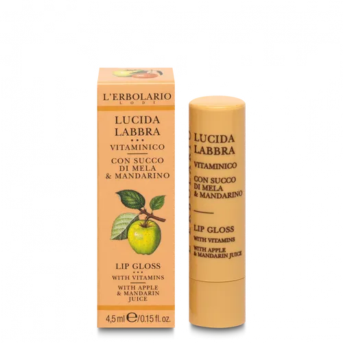 L'Erbolario Vitaminischer Lippenbalsam Mit Apfelsaft Und Mandarinen 4,5Ml