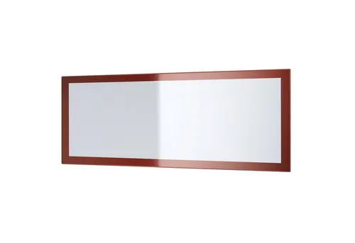 Vladon Wandspiegel Lima V3 – Moderner Spiegel mit Bordeaux Hochglanz-Rahmen (139 x 55 cm) - Der elegante Wandspiegel Lima ist ideal für Diele, Schlafzimmer oder Bad. Mit seinem modernen Design und abgerundeten Rahmenkanten fügt er sich harmonisch in jeden Raum ein. Pflegeleichte Oberfläche für einfache Reinigung.