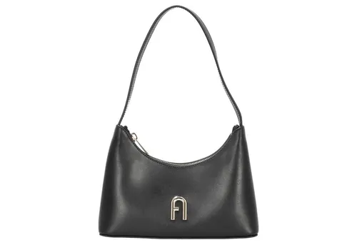 Furla Diamante Mini - Schultertasche 24 cm schwarz - Umhängetasche aus hochwertigem Leder, stilvolles Design für Erwachsene und ideal für jeden Anlass. Kompakt und elegant mit einem Volumen von 2 Litern.