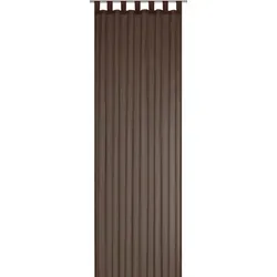 Schlaufenschal, Braun, Dunkelbraun, Textil, 140x300 cm, Wohntextilien, Gardinen & Vorhänge, Fertiggardinen, Schlaufenschals
