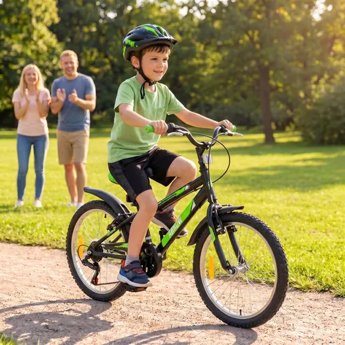 Actionbikes Motors Kinderfahrrad Arrow - 20 Zoll, für Mädchen und Jungen von 6-12 Jahren, 6 Gänge, V-Brake und Sicherheitsmerkmale