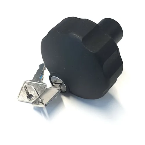 Original VW Knebelmutter M8 abschließbar für Heckträger - Sonstige, abschließbare Knebelmutter für sicheren Halt Ihres Fahrradträgers, inklusive 2 Schlüsseln für maximalen Diebstahlschutz.