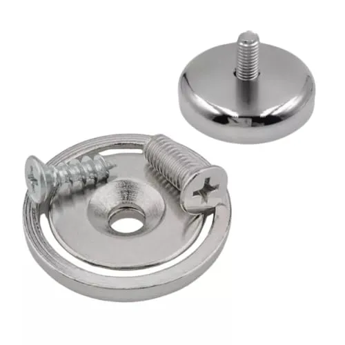 STRONG MAGNETS Neodym POT-Magnet - 16 mm - 1 Stück - Extra stark, hält bis 8kg - Industrielle Anwendung, Werkstatt oder Büro – Magnet zum Schrauben