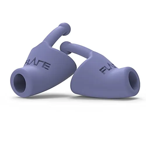 Flare Calmer – Ear Plugs Alternative – Reduce Annoying Noises Without Blocking Sound – Soft Reusable Silicone – Purple
