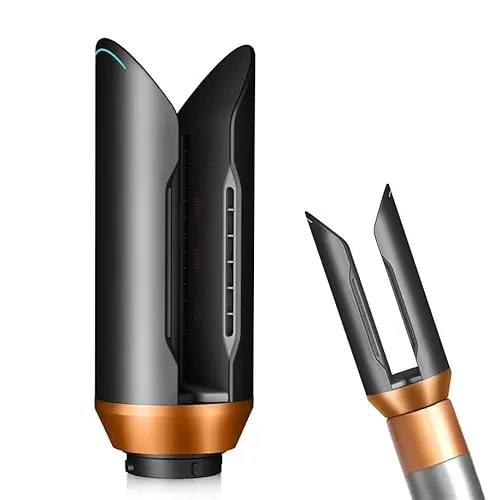 Lockenstab-Glättungsdüse für Dy-son Airwrap HS01 HS05 HS08 – Gold - Effiziente Glättungsdüse für Dy-son Airwrap, die mit Hochgeschwindigkeitsluftstrom arbeitet. Ideal für schnelles und sanftes Glätten ohne Hitzeschäden, passend für verschiedene Modelle.
