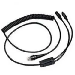 Honeywell KBW BLACK PS2 3M - PS2-Kabel, 3m coiled, ideal für flexible Anwendungen, bietet externe 5V-Stromversorgung oder Host-Stromoption, perfekt für verschiedene Systeme.