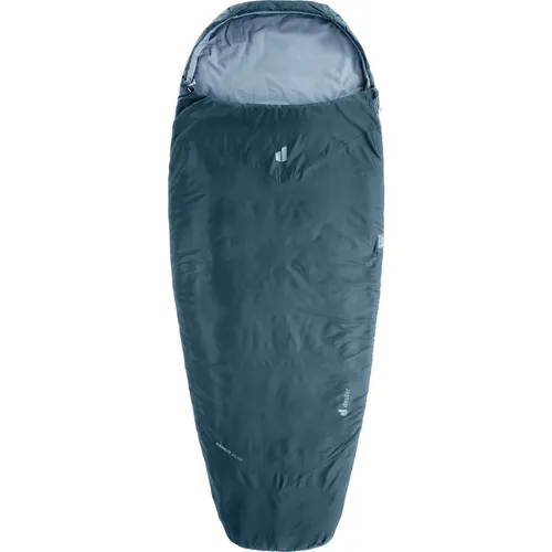 Deuter Dreamlite 10C/50F Schlafsack - nautic-breeze (1014) - Ideal für Campingfreunde: Der Deuter Dreamlite 10C/50F Schlafsack bietet durch seinen Komfortschnitt und die 360°-Isolation optimalen Schlafkomfort bei kühlen Nächten. Leicht und praktisch für jedes Abenteuer!