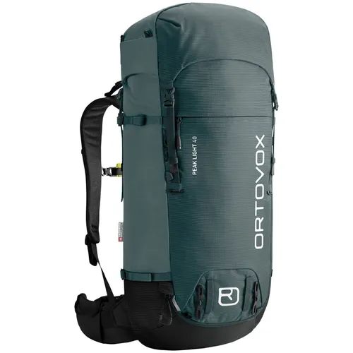 Ortovox Peak Light 40 Arctic Grey - Leichter Alpin Rucksack - Rucksäcke für Alpinisten, extrem leicht mit abnehmbaren Teilen und innovativem Swisswool Hybrid Back System für hohen Tragekomfort und nachhaltige Materialien.