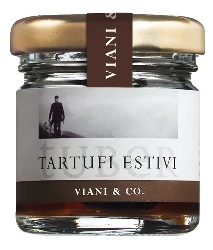 Viani ganze Sommertrüffel (Tuber aestivum Vitt.) reife Trüffel eingekocht 10g