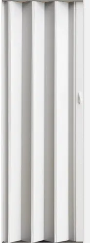 Vivaldi Falttür Schiebetür Weiß, 203 cm hoch, 96 cm breit, teils vormontiert - Moderne Falttür in Weiß für Türbreiten bis 96 cm, 203 cm hoch. Mit patentiertem Schiebesystem für leisen Betrieb. Pflegeleicht und ideal für Wohnungen und Büros. Inklusive Montage-Material.