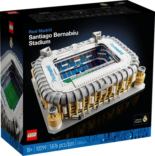 LEGO Estadio Santiago Bernabéu - Real Madrid Stadion (10299), detailgetreues Bauspielzeugset für Fans und Sammler