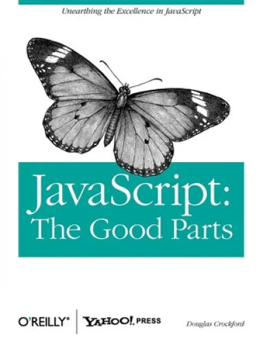 Javascript: The Good Parts von Douglas Crockford - Buch über die besten Aspekte von JavaScript, ideal für Entwickler, die die Sprache effizient nutzen möchten.