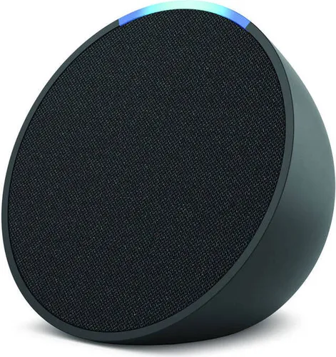 Amazon Echo Pop - Tragbarer Lautsprecher mit Alexa - Tragbare Lautsprecher: Mit dem Amazon Echo Pop erleben Sie kabellose Musik und Sprachsteuerung durch Alexa in elegantem Schwarz. Ideal für jeden Raum!
