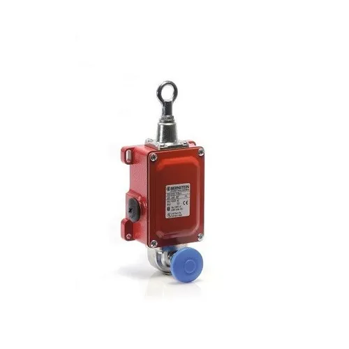 Bernstein SID-UV2Z P-RAST Seilzugschalter - Positionsschalter mit robustem Metallgehäuse, ideal für industrielle Anwendungen. Manuelle Betätigung durch Zugseil, Schutzart IP65 für zuverlässigen Betrieb in anspruchsvollen Umgebungen.