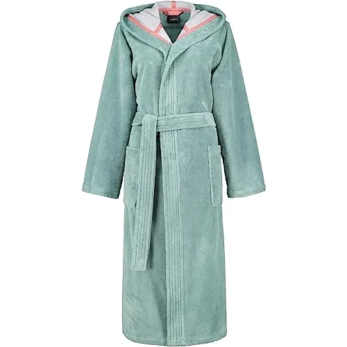 Cawö Home Bademäntel Damen Kapuze Doubleface 830 fjord - 42 XL