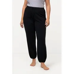 Ulla Popken Damen Jogginghose, Schwarz, 42-44 EU