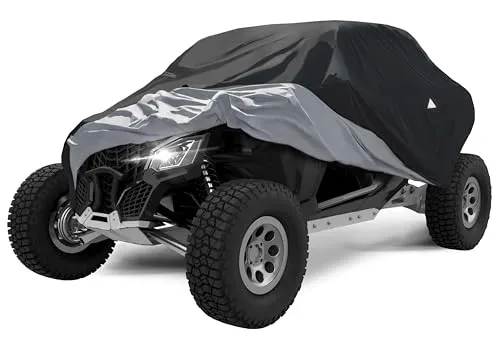 Walser Abdeckplane Quad All Weather Basic, Quad Abdeckplane wasserdicht, Quad Garage, Quad Zubehör, UV-beständige Quad Abdeckplane auch für E Quad, Quad Plane, wetterfeste Abdeckung Plane schwarz M