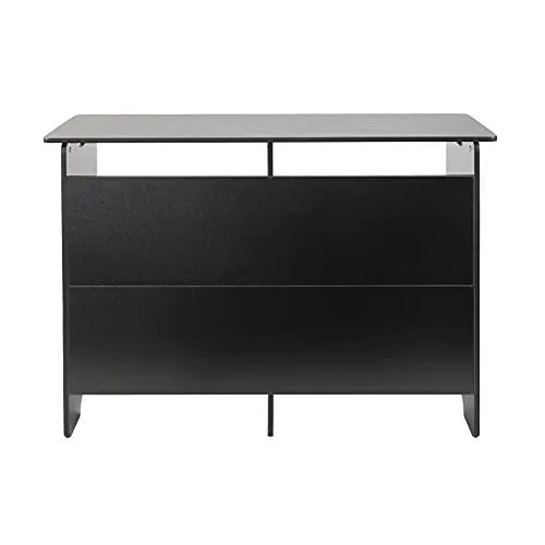 MUSIC STORE Digital DJ Desk - Robuster DJ-Tisch für große Controller, mit zweiter Etage und vibrationshemmender Holzkonstruktion
