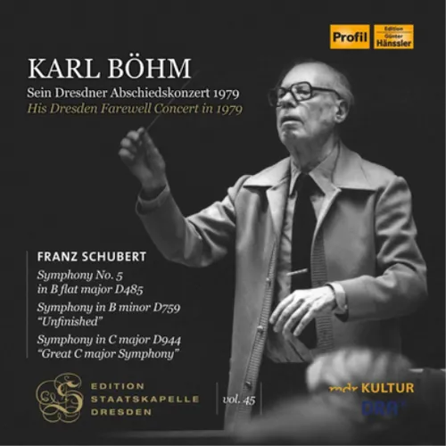 Franz Schubert Karl Böhm: Sein Dresdner Abschiedskonzert 1979 Album