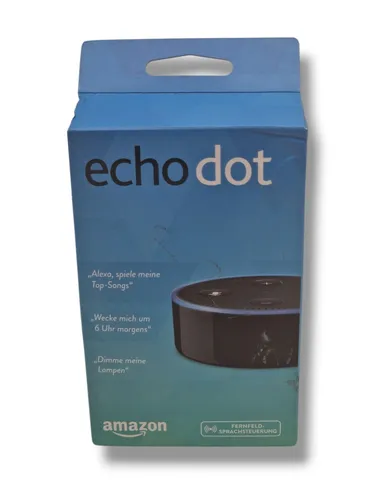 Amazon Echo Dot (2. Gen.) - Intelligenter Lautsprecher mit Alexa - Smart Speaker mit Sprachsteuerung, der Musik abspielt, Smart Home-Geräte steuert und ständig dazulernt. Ideal für jeden Raum.