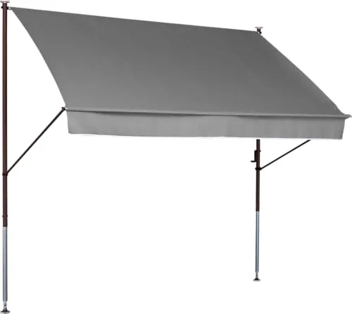 Angerer Freizeitmöbel Klemmmarkise Style - Sonnenschutz ohne Bohren - Markise für Balkon, ideal für Mietwohnungen, schützt zuverlässig vor UV-Strahlen und sorgt für Schatten. Hochwertige Qualität Made in Germany, Montage ohne Bohren möglich.