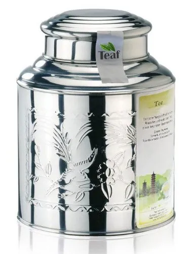 RUSSISCHE TEEMISCHUNG - schwarzer Tee - im Tea Caddy (Teedose) - Ø170 mm, Höhe 220mm (1 Kilo)