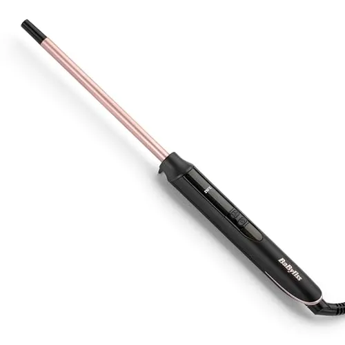 Babyliss Lockenstab Tight Curls - Lockenstab für enge Locken, 10mm Durchmesser, Quarz-Keramik Beschichtung und digitale Temperaturanzeige mit 6 Stufen bis 210°C. Ideal für langes Haar!