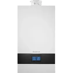 Buderus Gas-Brennwert-Kombitherme Logamax plus GB172i.2 KD - 20 kW - Brennwertkessel und Heizkessel mit 20 kW, hoher Energieeffizienz von bis zu 94%, integrierter Warmwasserbereitung und modulierender Hocheffizienzpumpe für geringeren Stromverbrauch.