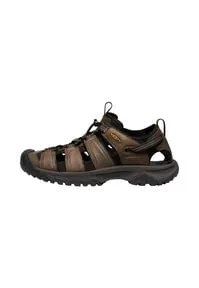 KEEN Herren Targhee 3 Sandalen, Bison/Mulch, 46 EU - Wanderschuhe mit KEEN.All-TERRAIN Gummi-Außensohle für hervorragende Traktion und Komfort durch ein Dual-Density-EVA-Fußbett.