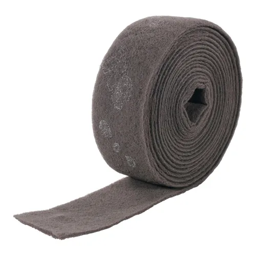 3M Scotch-Brite Schleifvlies-Rolle 115 mm x 10 m - Sonstige Werkzeuge, sehr feines synthetisches Nylonvlies für vielseitigen Einsatz auf verschiedenen Materialien, ideal für präzise Schleifarbeiten.